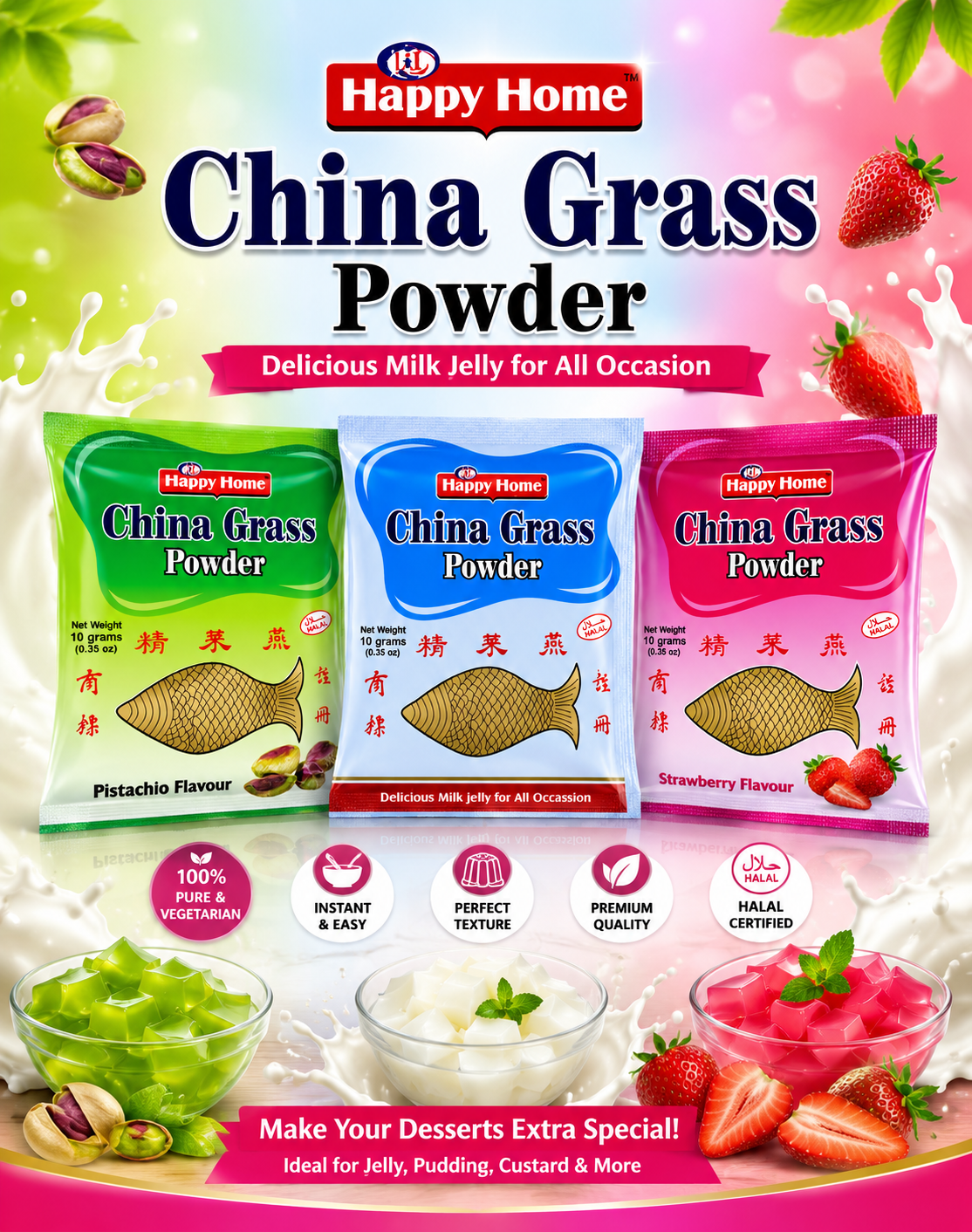 HAPPY HOME CHINA GRASS 24 Prices Box