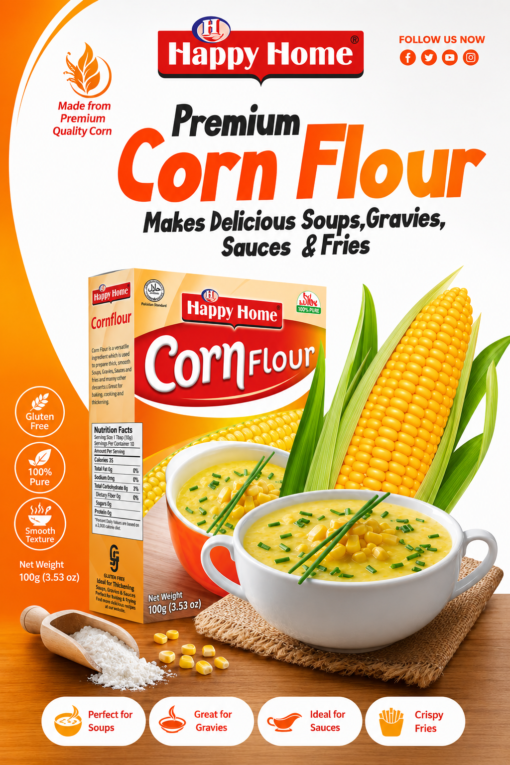 HAPPY HOME CORN FLOUR